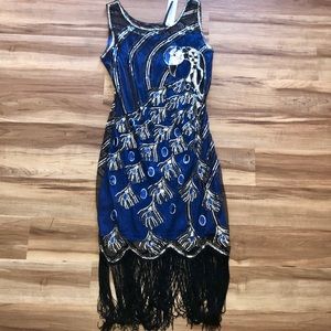 1920s Flapper Style Dress